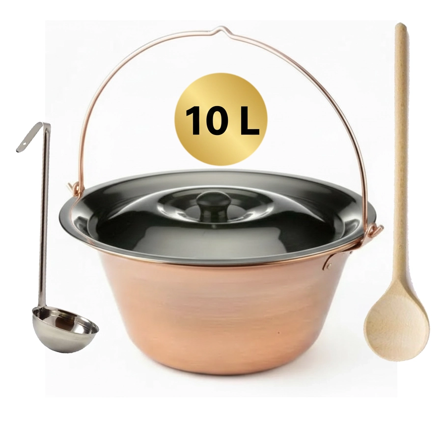 Medený kotlík 10 l kompletka